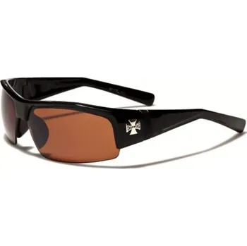 CHOPPERS SEMI-RIMLESS sluneční brýle Hnědé