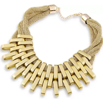 Náhrdelník Masívní elegantní náhrdelník Celestina Zlatý