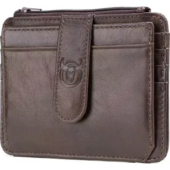 Peněženka Bullcaptain kožená peněženka na doklady Glen Hnědá