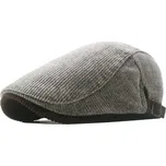 Pánská plochá bavlněná čepice bekovka Ernesti Béžová