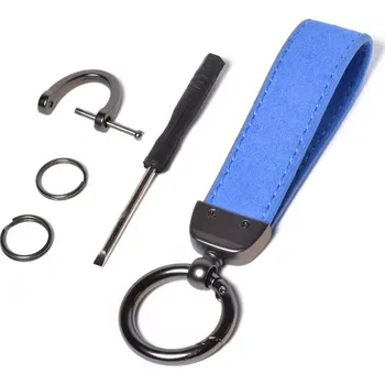 Dárkový set Klíčenka + kroužky a karabiny - Modrá