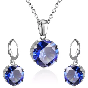 Souprava šperků Impress Jewelry Souprava šperků z chirurgické oceli Modré