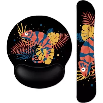 Podložka pod myš Huado Set podložka pod myš a zápěstí Chameleon