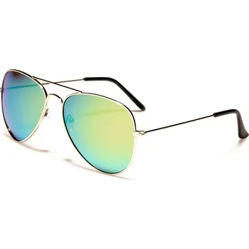 Sluneční brýle POLARIZED AVIATOR sluneční zrcadlové brýle Zlaté-zelené