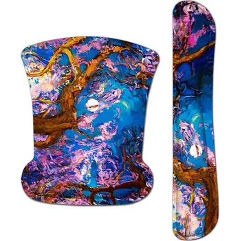 Podložka pod myš Huado Set podložka pod myš a zápěstí Letní zahrada