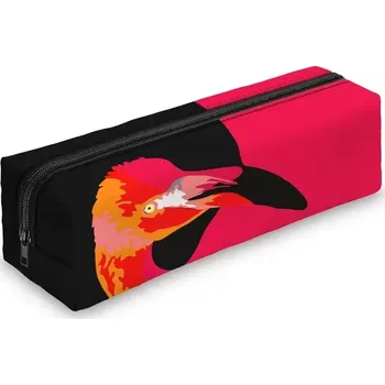 Kosmetická taška Who Cares Penál / kosmetická taštička Plameňák