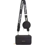 Baellerry Dámská peněženka s popruhem a kapsičkou Černá