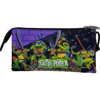 Penál Pouzdro trojité Želvy Ninja, Rozměry: 22 x 12 x 4 cm