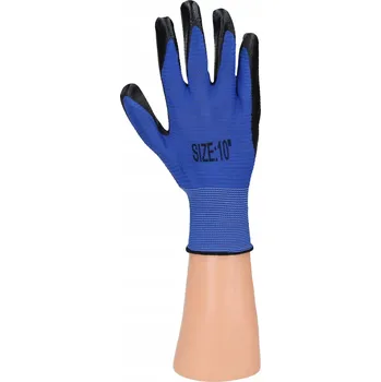 Pracovní rukavice Modré BOZP Pracovní Rukavice 22 cm