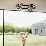 Ideal Lux 309286 PERLAGE stropní svítidlo 10xG9 černá, kouřová