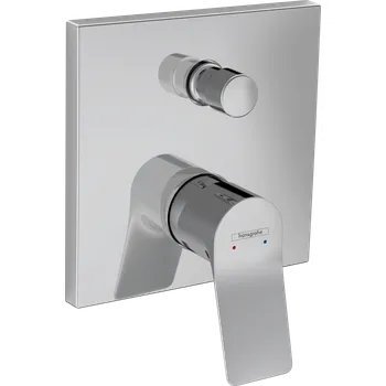 Vodovodní baterie Hansgrohe Vivenis Páková vanová baterie pod omítku, se zabudovanou bezpečnostní kombinací podle EN1717, chrom 75416000