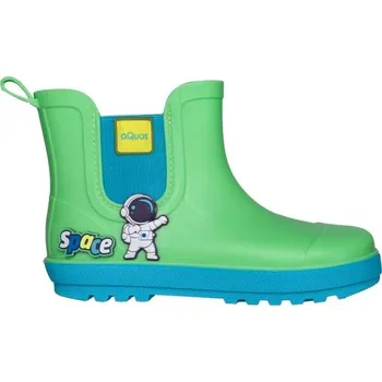Dívčí obuv Dětské holínky AQUOS GUMMY 35 Zelená, Tyrkysová, Mix