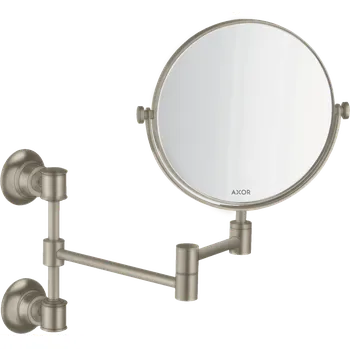 Zrcadlo AXOR Montreux Kosmetické zvětšovací zrcadlo, kartáčovaný nikl 42090820