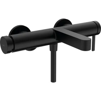 Vodovodní baterie Hansgrohe Finoris Páková vanová baterie na stěnu, matná černá 76420670