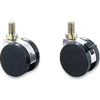 Nábytkové kování Dvojitá kolečka, se závitovým čepem GX60N12