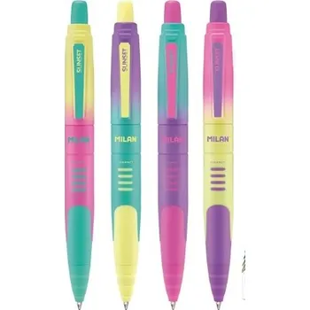 Pero kuličkové MILAN Compact Sunset 1,0mm,modrá náplň,vhodná náplň J05122