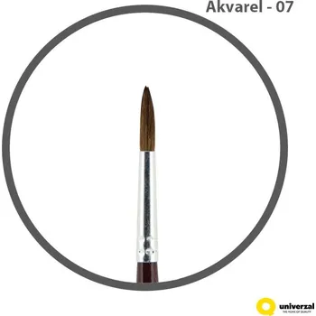 Umělecký štětec Štětec č. 7 kulatý UNI LINE
