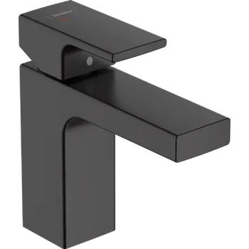 Vodovodní baterie Hansgrohe Vernis Shape Páková umyvadlová baterie 100 CoolStart s odtokovou soupravou s táhlem, matná černá 71594670