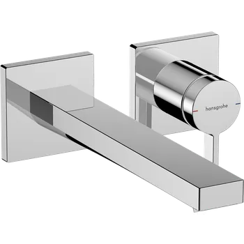 Vodovodní baterie Hansgrohe Tecturis E Páková umyvadlová baterie pod omítku, montáž na stěnu EcoSmart+ s výtokem 22,5 cm, chrom 73051000