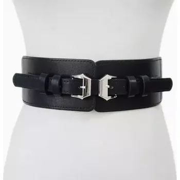 Opasek Dámský široký korzetový pásek Basile Černý