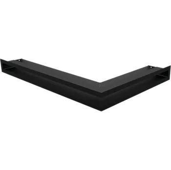 KRATKI 600 x 400 x 60 Luft levá černá SF krbová mřížka