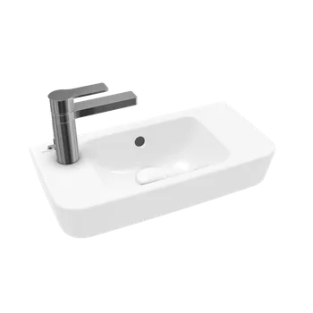 Umyvadlo Villeroy & Boch O.novo - Umyvátko 500x250 mm, s přepadem, alpská bílá 4342L501