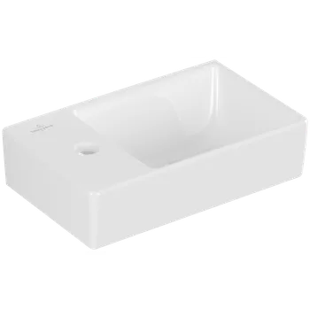 Umyvadlo Villeroy & Boch Avento - Umyvátko 360x220 mm, bez přepadu, alpská bílá CeramicPlus 43003RR1