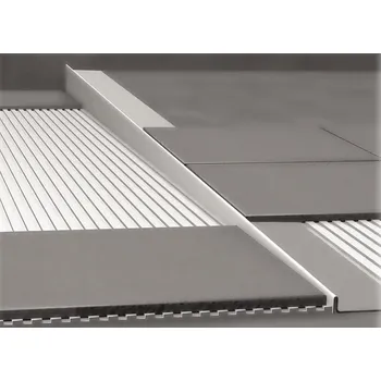 Nábytkové kování Nerezová lišta pro vyspádování podlahy, tloušťka 12 mm, délka 2000 mm, pravá