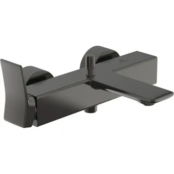 Vodovodní baterie Ideal Standard Conca - Vanová baterie nástěnná, magnetově šedá BC762A5