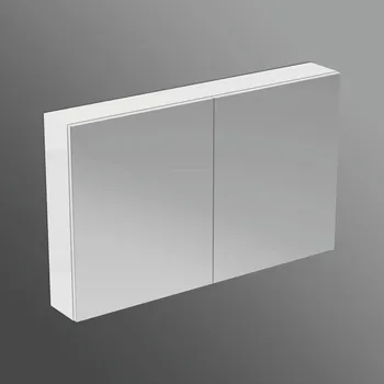 Nábytek Ideal Standard Mirror & Light - Zrcadlová skříňka KOMFORT 800 mm, Dekor hliník, T3442AL