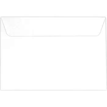 Obálka Obálka C6 Lessebo Smooth White 5 kusů rovná klopa