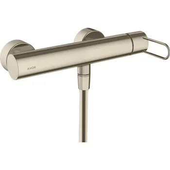 Vodovodní baterie AXOR Uno Páková sprchová baterie s instalací na stěnu, s třmenovou rukojetí, kartáčovaný nikl 38621820