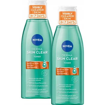 NIVEA Derma Skin Clear Tonikum normalizující 200 Ml*2