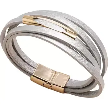 Náramek Pětiřadý náramek Gold Eye Stříbrný