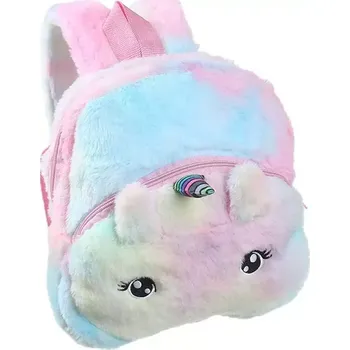 Dětský batoh Plyšový batůžek s jednorožcem Color