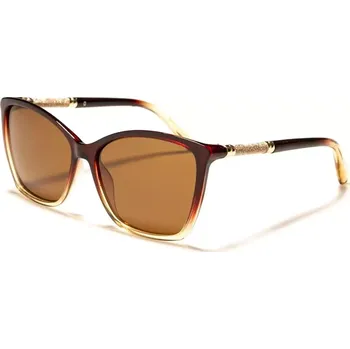 Sluneční brýle POLARIZED VG SQUARED dámské sluneční brýle Hnědé