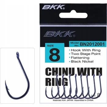 Rybářský háček Háčky na dno, led a plovoucí Háčky BKK Chinu BN 8 ks