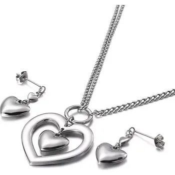 Souprava šperků Souprava šperků z chirurgické oceli Srdce v Srdci