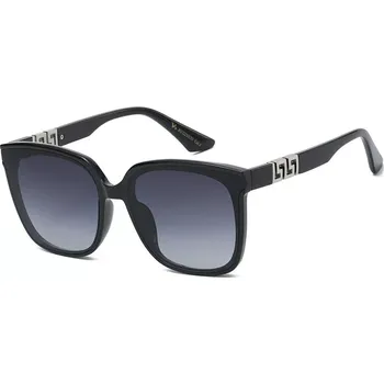 Sluneční brýle VG Luxury dámské ovální Sluneční brýle Černé-stříbrné