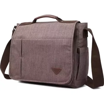 Canvasio plátěná crossbody taška Holden Světle hnědá 19L