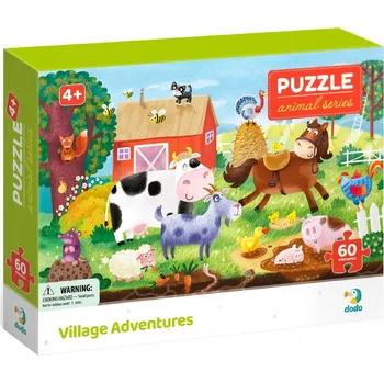Puzzle Puzzle Dodo 60 dílků Puzzle 60 venkovských dobrodružství