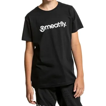 Chlapecké tričko Dětské triko Meatfly Bart Black 25/26