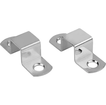 Nábytkové kování Uzavírací plechy, ocel nebo mosaz pro páčku s vratnou pružinou 03102-06-22680