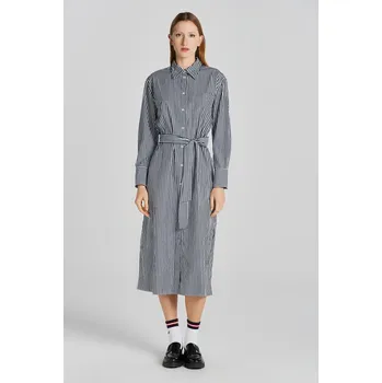 Dámské šaty ŠATY GANT REL STRIPED POPLIN SHIRT DRESS CLASSIC BLUE