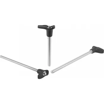 Klíč Nerezový fixační čep s kuličkou a rukojetí ve tvaru L s aretací hlavy 03420-10-102606050