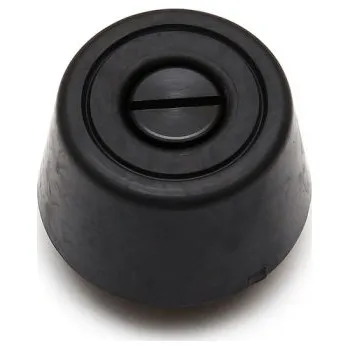 Nábytkové kování Plastové nožky do kruhových výřezů v plechu typ A FF-004-P20