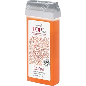 ItalWax Top Line vosk na depilaci v roll-onu Coral Koral 100 ml