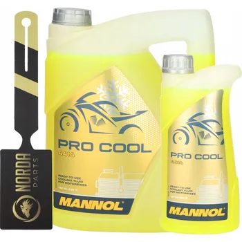 Náplň do chladiče a ostřikovače MANNOL Pro Cool 5L -40 - Chladicí kapalina pro motocykly, žlutá