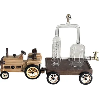 Dřevěný traktor s destilačním přístrojem 350 ml