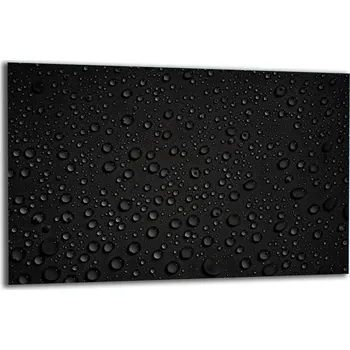 Příslušenství pro sporák SKLENĚNÁ OCHRANNÁ DESKA NA SPORÁK 80x52 KAPKY Tvrzené Sklo KUCHYNĚ 7v1